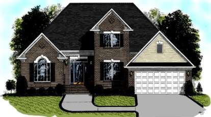 3 Bed, 2 Bath, 1774 Square Foot House Plan - #036-00045