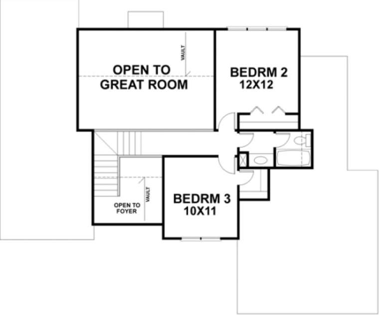 House Plan House Plan #1014 Drawing 2