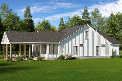 Modern Farmhouse House Plan #041-00036 Elevation Photo