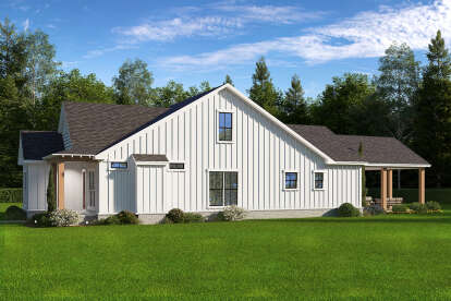 Modern Farmhouse House Plan #041-00036 Elevation Photo
