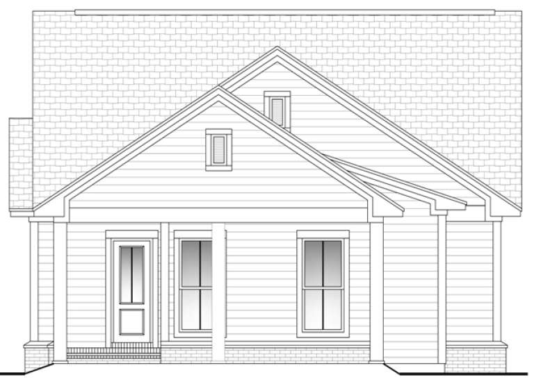 Craftsman House Plan #041-00037 Elevation Photo