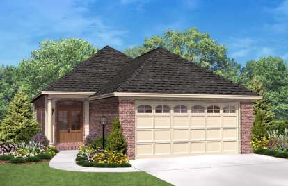 Traditional House Plan #041-00038 Elevation Photo