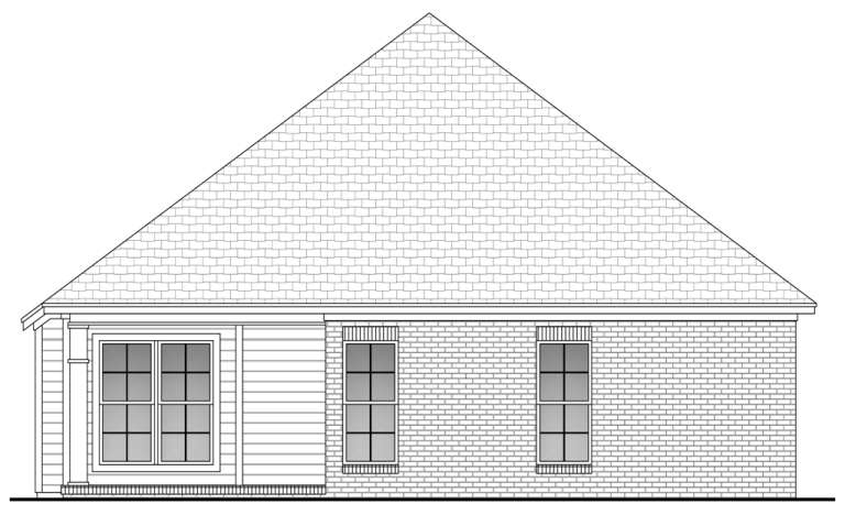French Country House Plan #041-00039 Elevation Photo