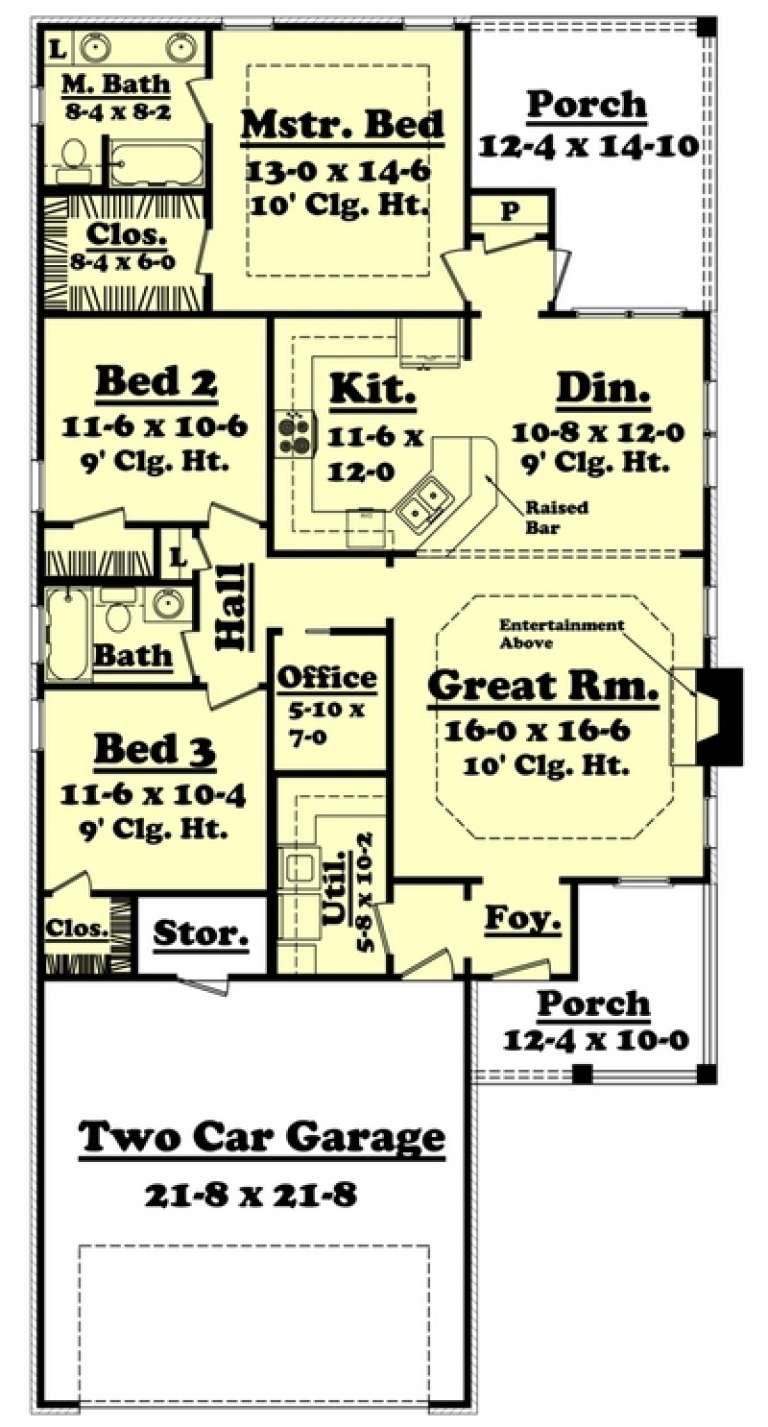 House Plan House Plan #10148 Drawing 1