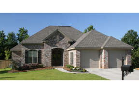 French Country House Plan #041-00040 Elevation Photo