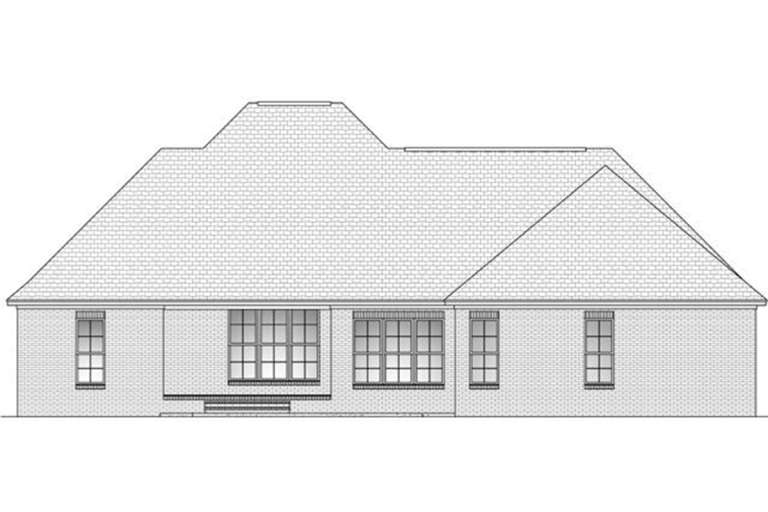 French Country House Plan #041-00044 Elevation Photo