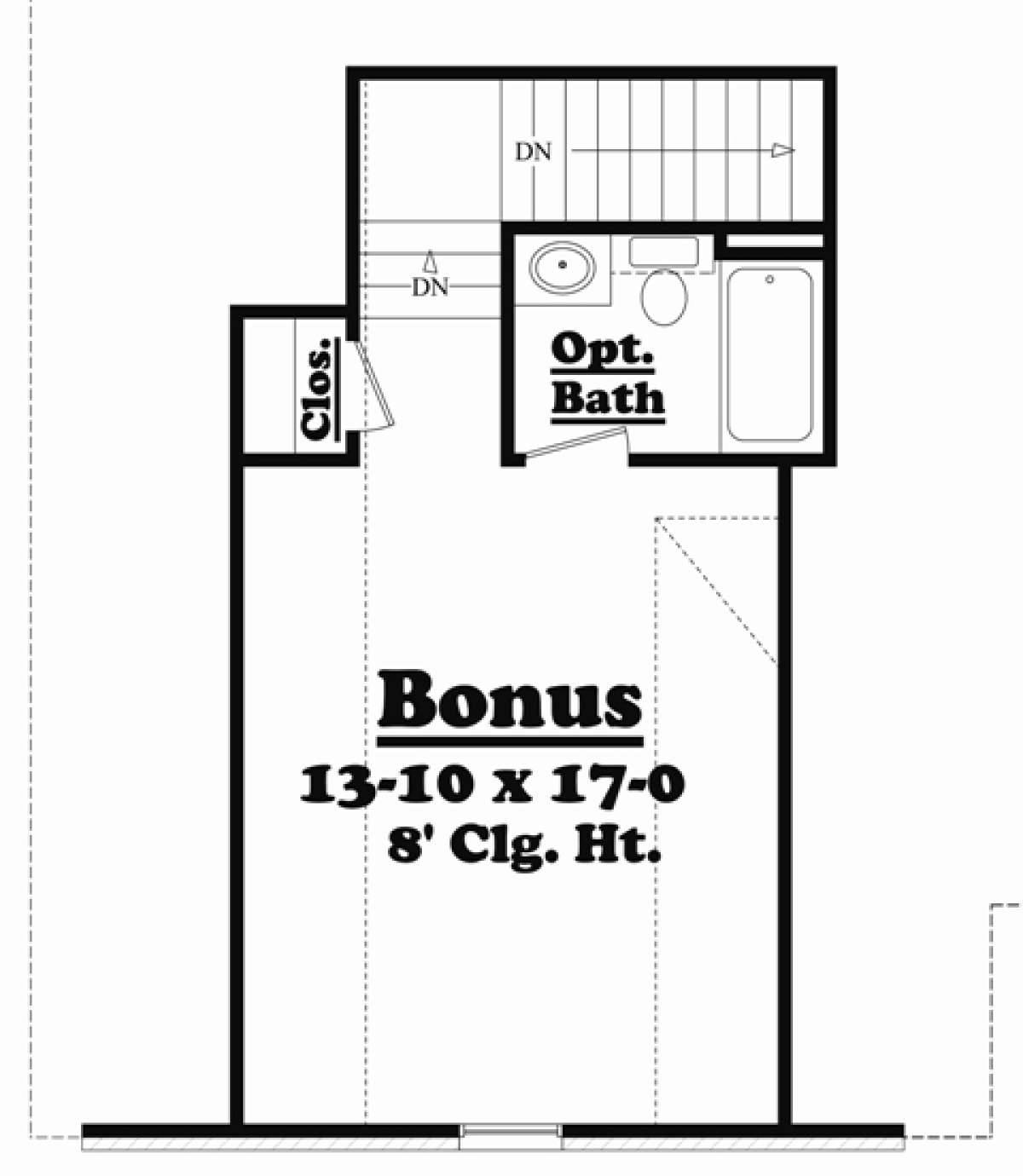 Second Floor for House Plan #041-00044