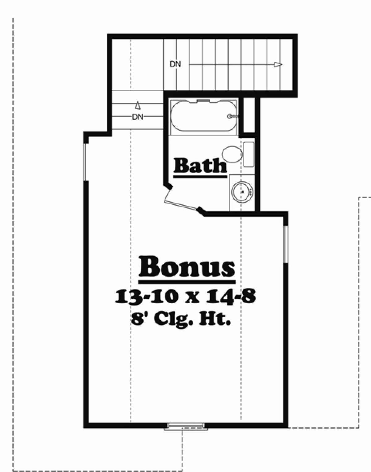 Second Floor for House Plan #041-00045