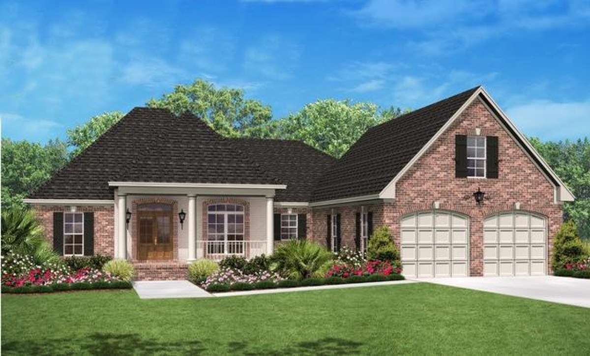 French Country Plan 2 000 Square Feet 3 Bedrooms 2 5 French Country Plan 2 000 Square Feet 3 Bedrooms 2 5