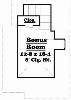Bonus Room for House Plan #041-00048