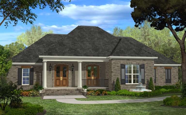 European House Plan #041-00050 Elevation Photo
