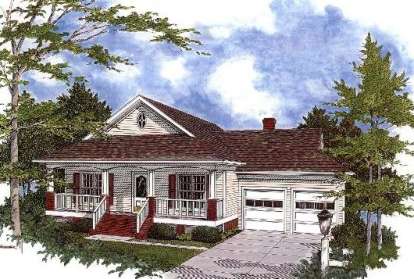 Vacation House Plan #036-00047 Elevation Photo