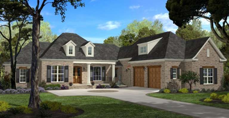 European House Plan #041-00051 Elevation Photo