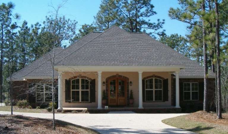 French Country House Plan #041-00052 Elevation Photo