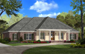 French Country House Plan #041-00053 Elevation Photo