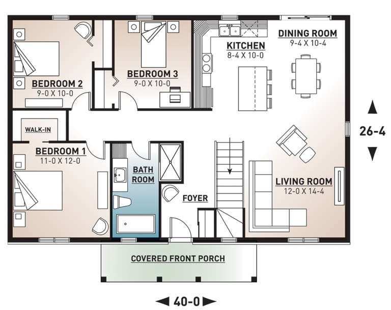 House Plan House Plan #10181 Drawing 1