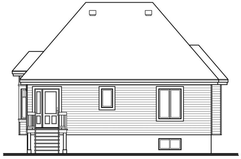 Country House Plan #034-00264 Elevation Photo