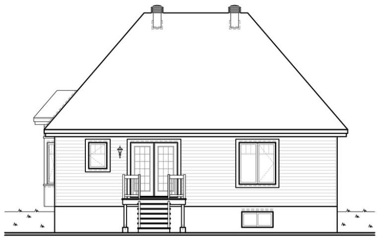 Country House Plan #034-00265 Elevation Photo