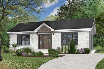 European House Plan #034-00269 Elevation Photo