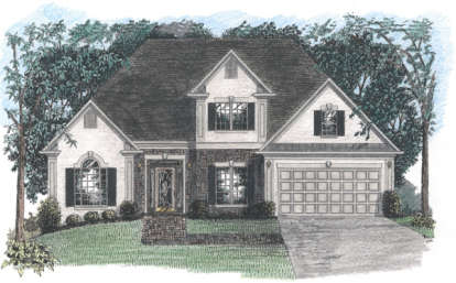 4 Bed, 3 Bath, 1871 Square Foot House Plan - #036-00052