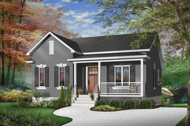 Country House Plan #034-00270 Elevation Photo