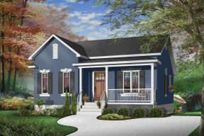 Country House Plan #034-00270 Elevation Photo