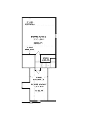 Bonus Floor for House Plan #036-00055