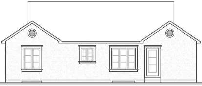 Ranch House Plan #034-00304 Elevation Photo
