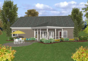 Craftsman House Plan #036-00056 Elevation Photo