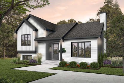 Traditional House Plan #034-00318 Elevation Photo
