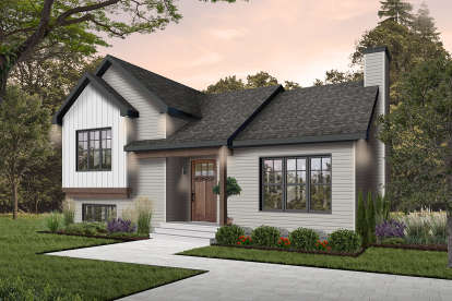 Traditional House Plan #034-00318 Elevation Photo