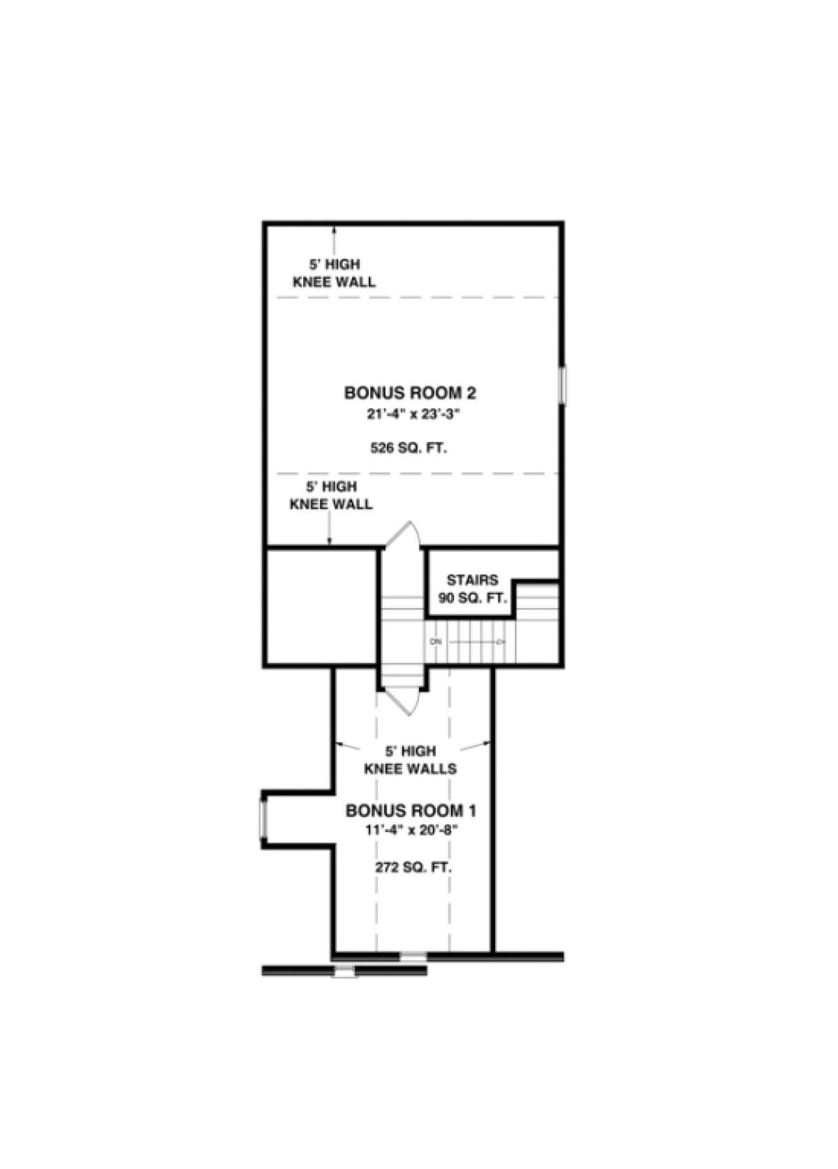 Bonus Floor for House Plan #036-00058