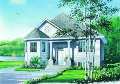 Victorian House Plan #034-00334 Elevation Photo