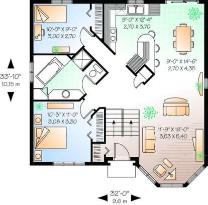 House Plan House Plan #10277 Drawing 1
