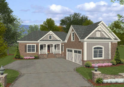 Craftsman House Plan #036-00059 Elevation Photo