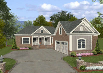 3 Bed, 3 Bath, 1800 Square Foot House Plan - #036-00059