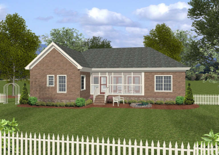 Craftsman House Plan #036-00059 Elevation Photo