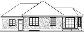 Traditional House Plan #034-00342 Elevation Photo