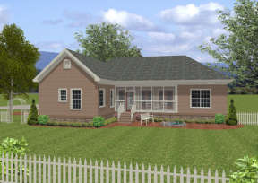 Traditional House Plan #036-00061 Elevation Photo