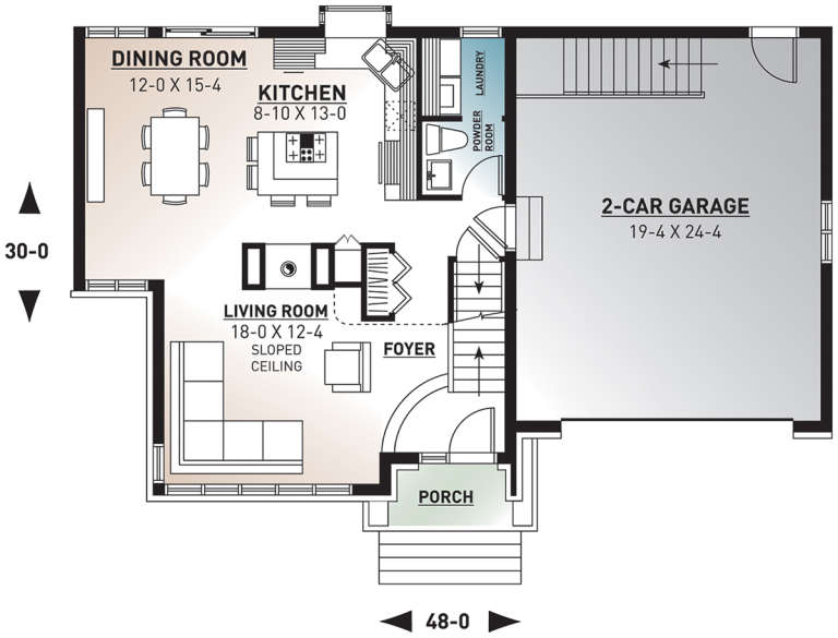 House Plan House Plan #10309 Drawing 1