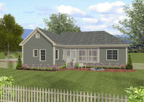 Traditional House Plan #036-00062 Elevation Photo