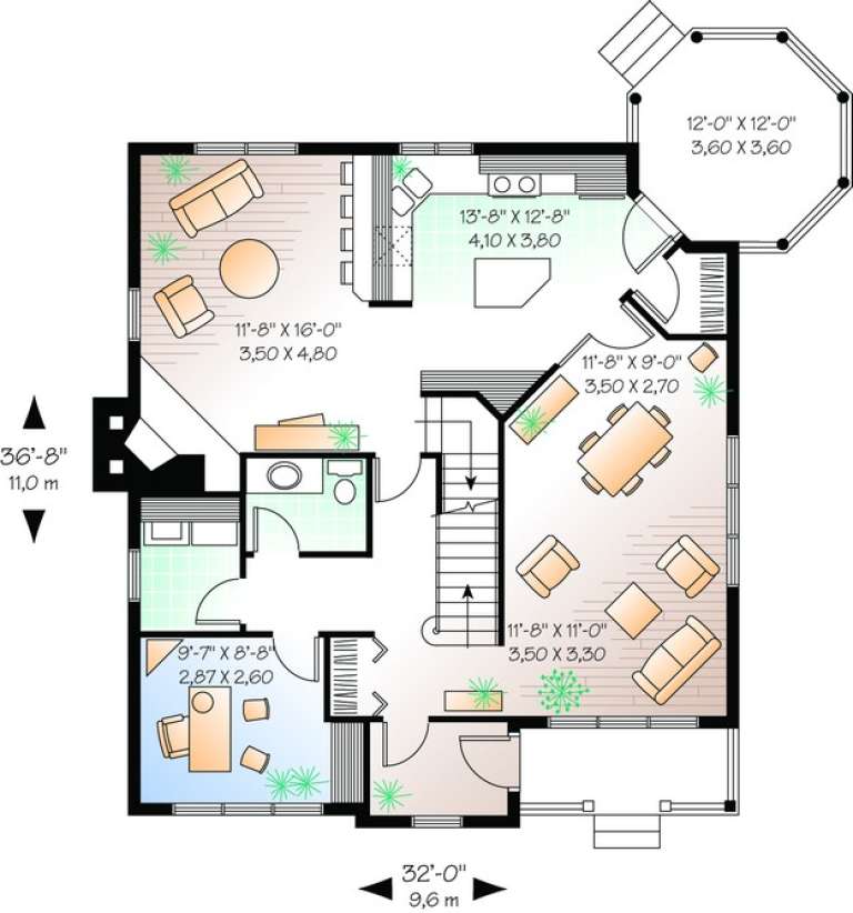 House Plan House Plan #10310 Drawing 1