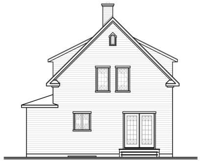Traditional House Plan #034-00371 Elevation Photo