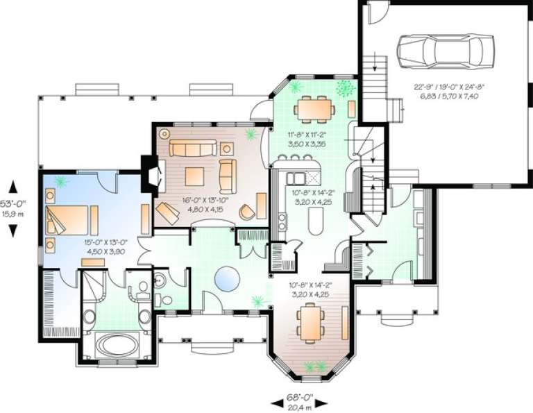 House Plan House Plan #10328 Drawing 1