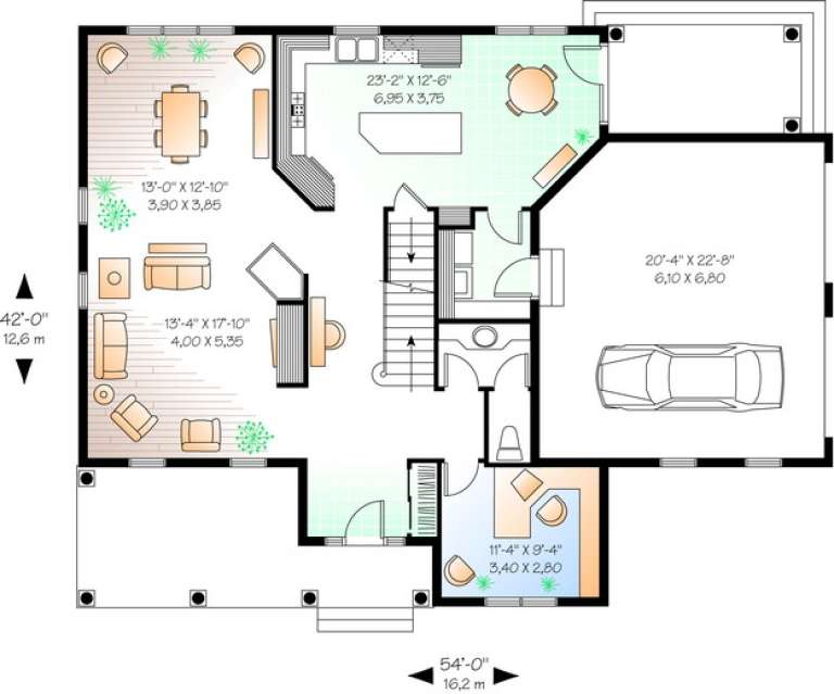 House Plan House Plan #10335 Drawing 1