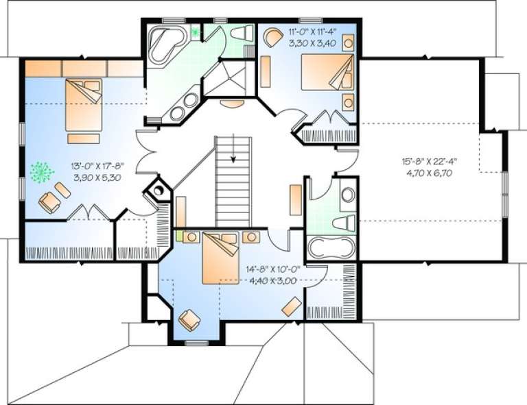 House Plan House Plan #10335 Drawing 2
