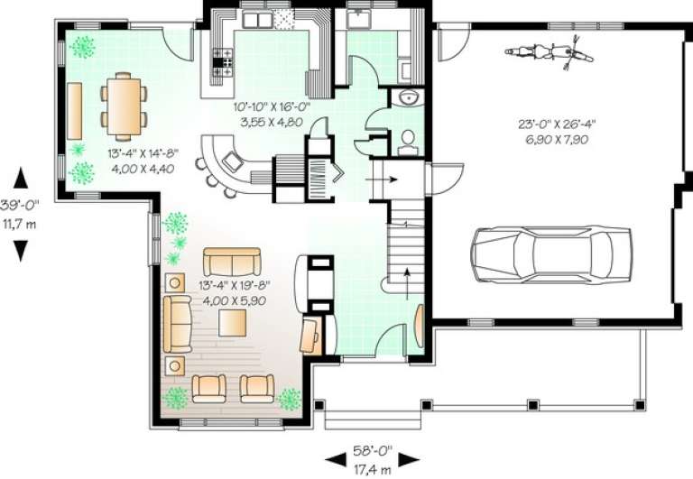 House Plan House Plan #10336 Drawing 1