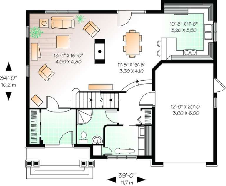 House Plan House Plan #10337 Drawing 1