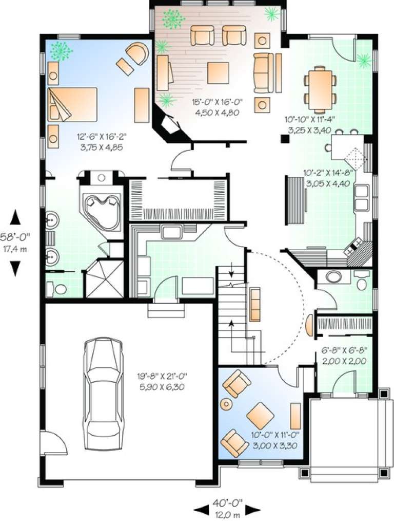 House Plan House Plan #10340 Drawing 1