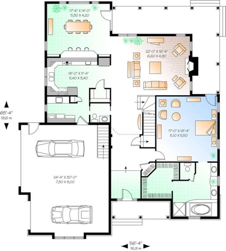 House Plan House Plan #10342 Drawing 1